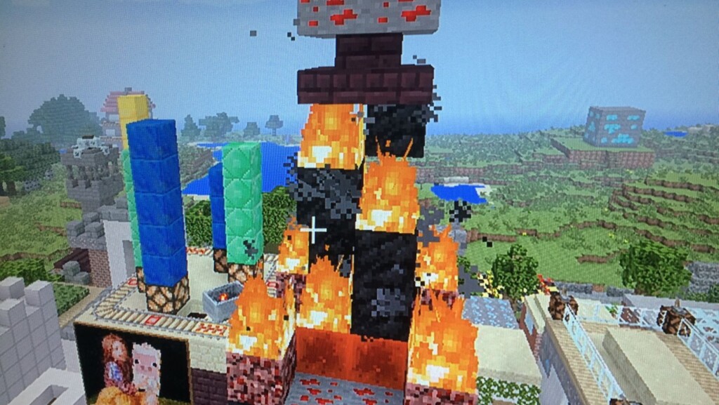 how to put out a campfire in minecraft