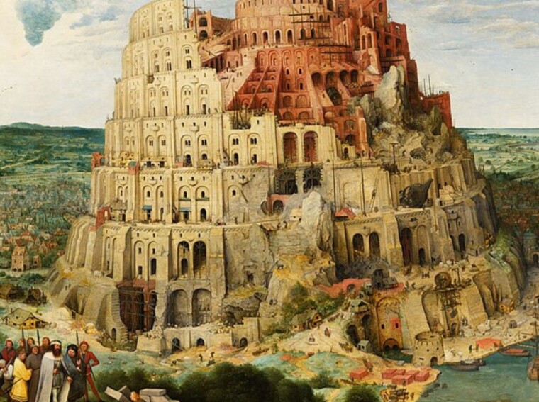 was the tower of babel before or after the flood