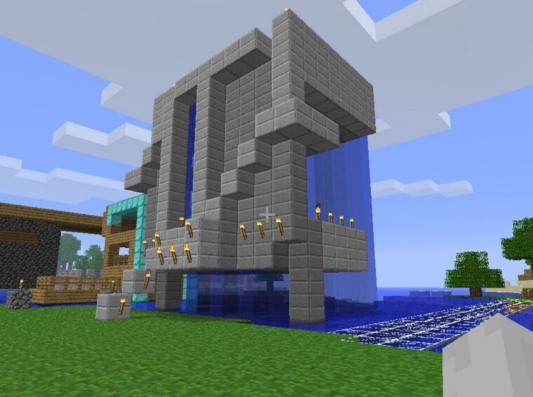how to get rid of water in minecraft
