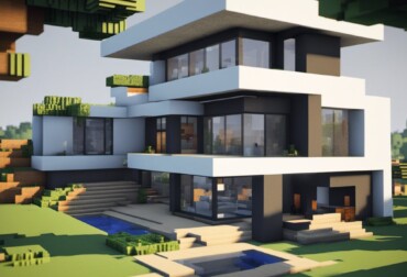 how to make a modern house in minecraft