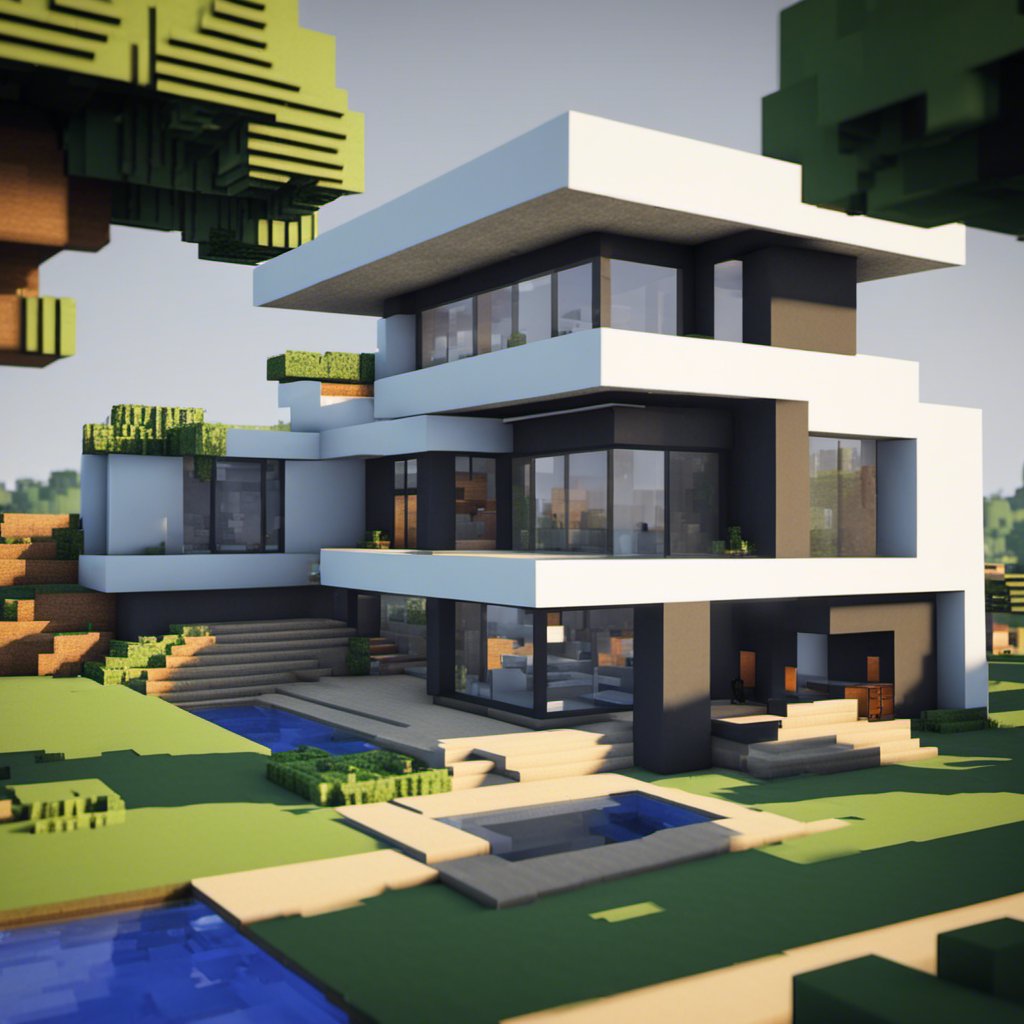 How to Make A Modern House in Minecraft in Exterior Design - The ...