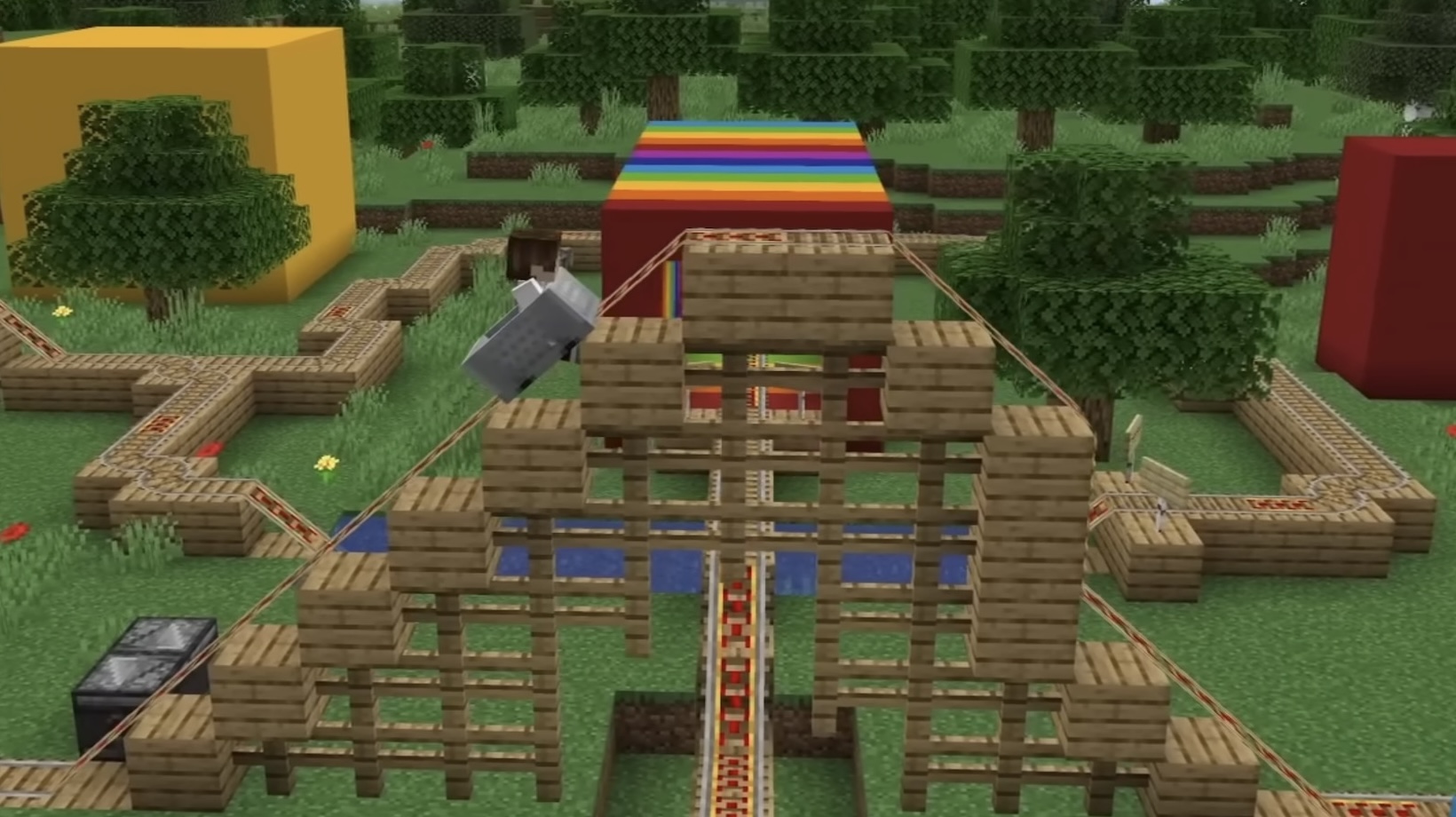 How to Make a Roller Coaster in Minecraft Planning, Building and