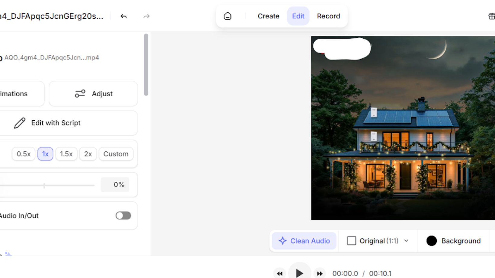 click on sound icon