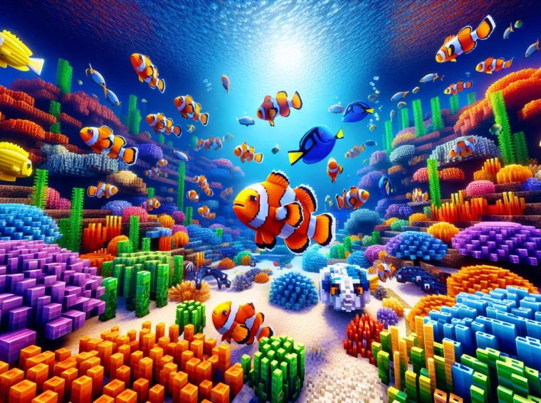 minecraft peixe tropical