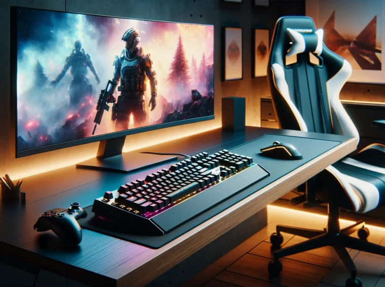 why do gamers tilt their keyboard tportstick