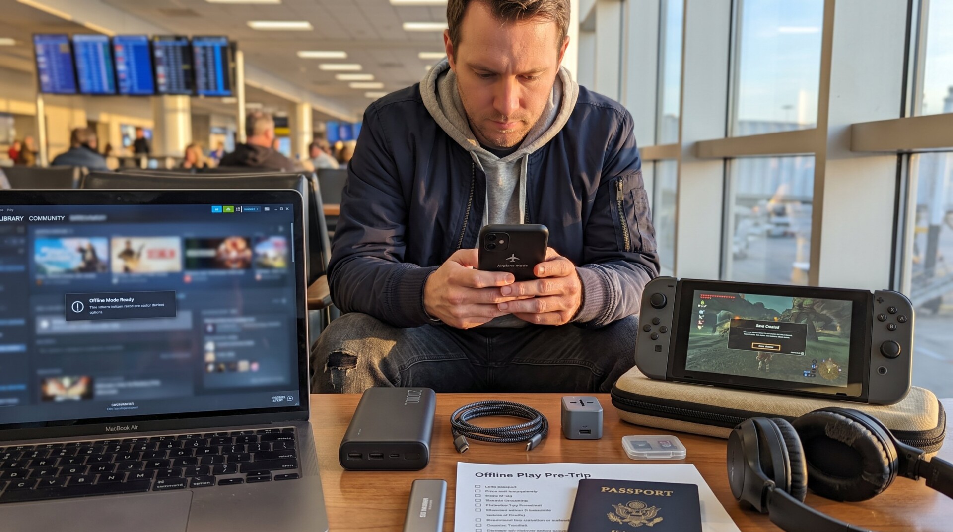 How to Prepare Games for Offline Play Before a Trip