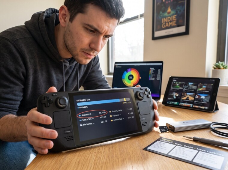 How to Manage Storage on a Portable Gaming Device